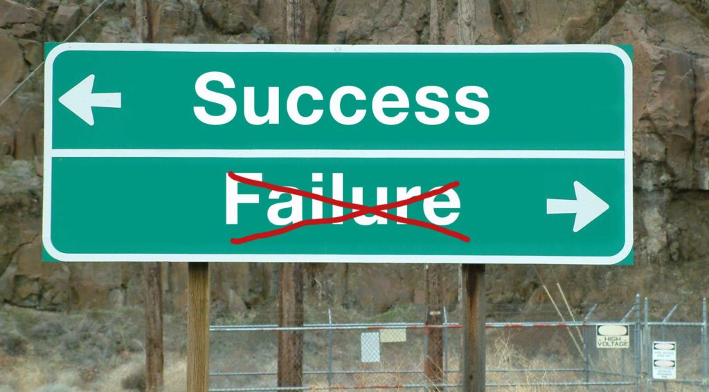 project management success sign