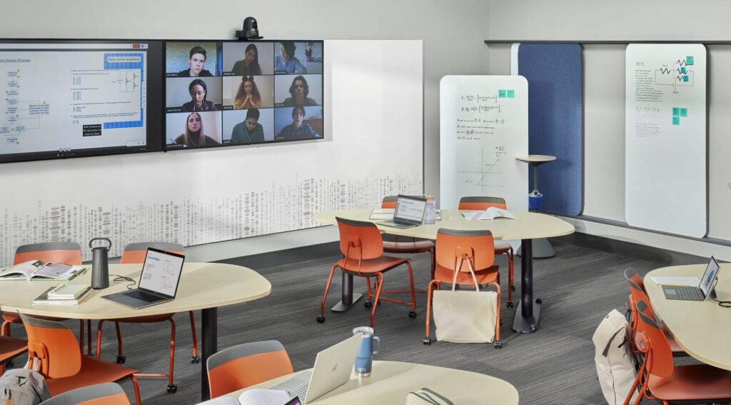 image of modern active learning space