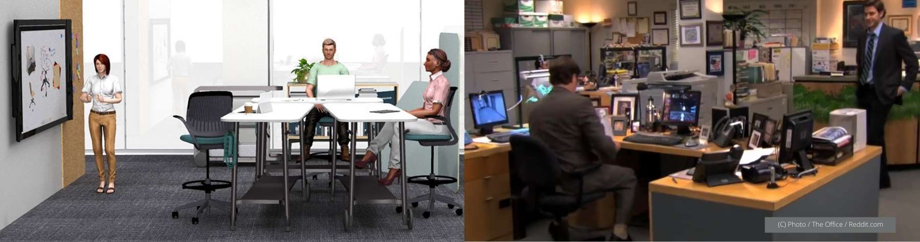 Red Thread's Open Flex Space vs The Office's Megadesk