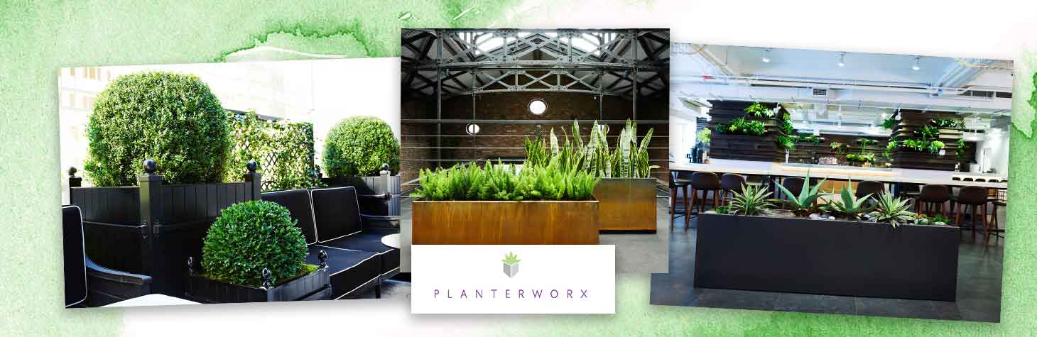 Elegant commercial planters by Planterworx