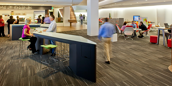 Recharge at work by eating lunch away from your desk