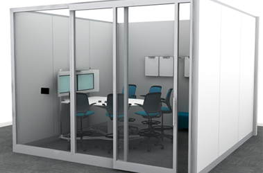 collaborative space demountable walls